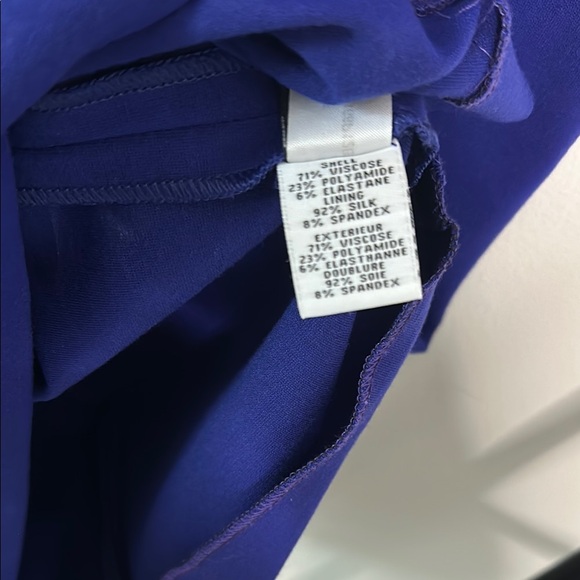 Diane Von Furstenberg Blue Knee-Length Sheath Dress - Picture 6 of 7